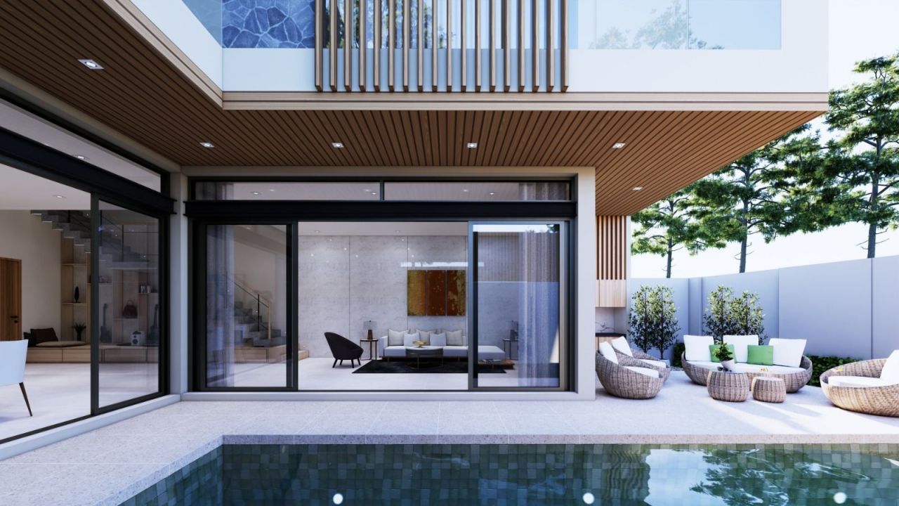 Вилла на пляже Бангтао, Таиланд, 372 м² - фото 1