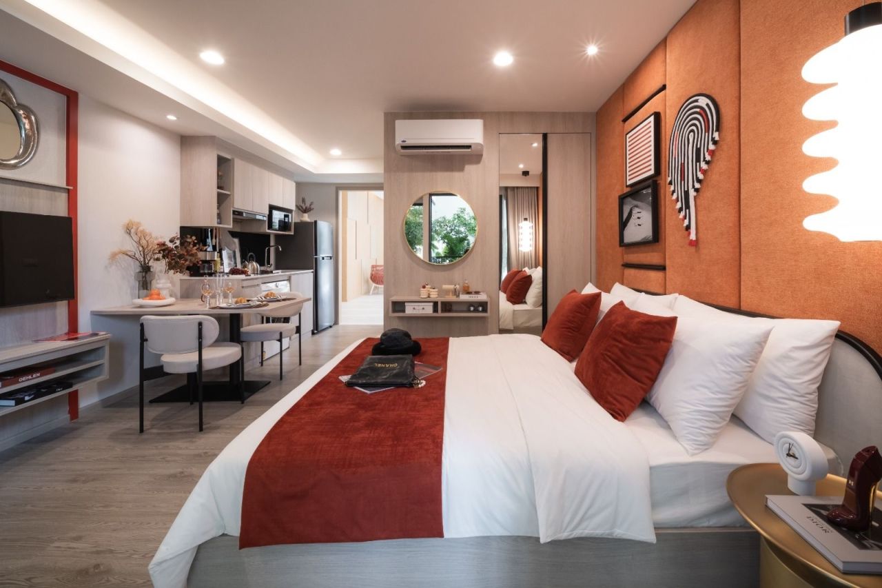 Апартаменты на пляже Ката, Таиланд, 30 м² - фото 3