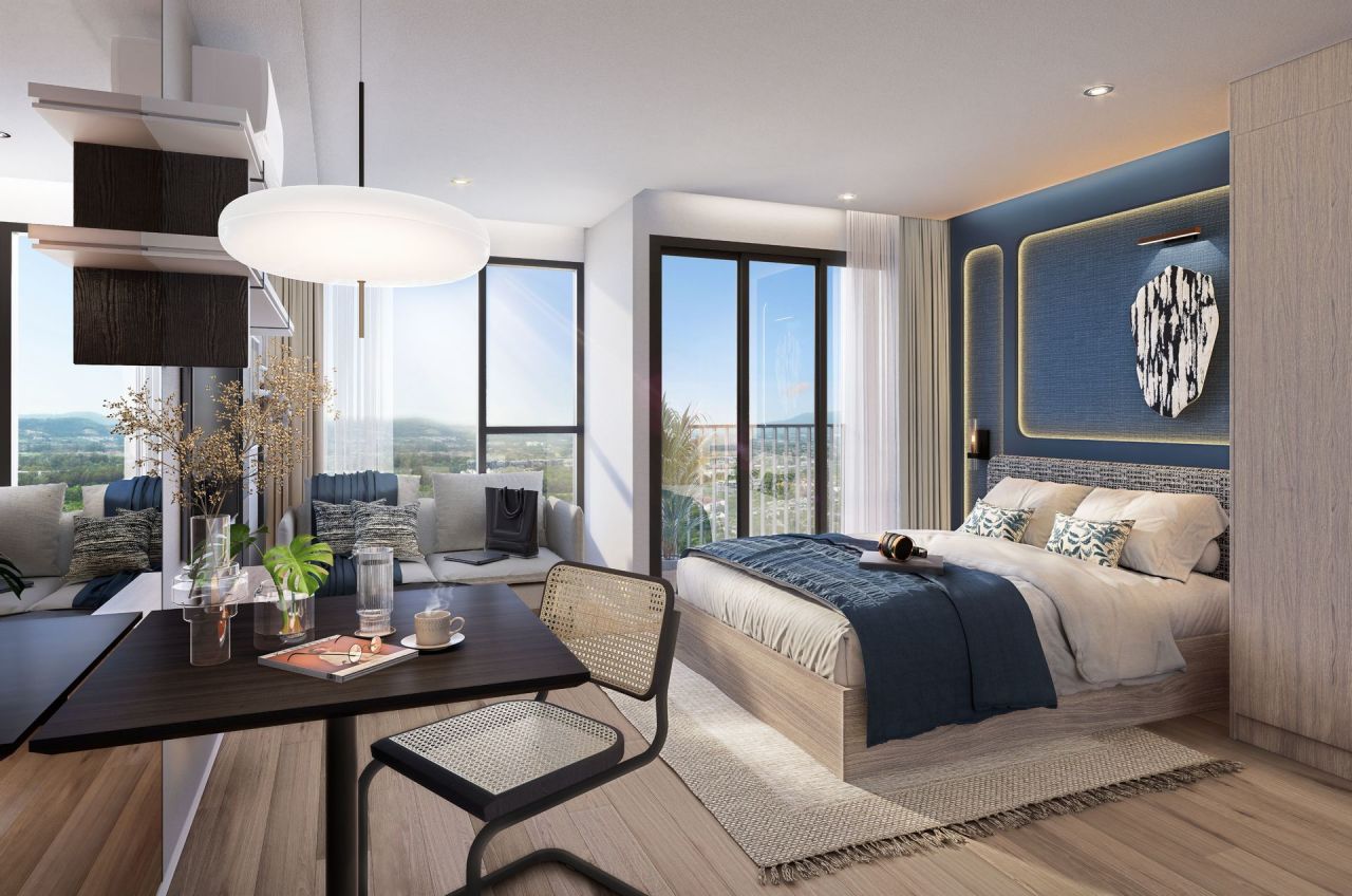 Апартаменты на пляже Банг Тао, Таиланд, 28 м² - фото 9