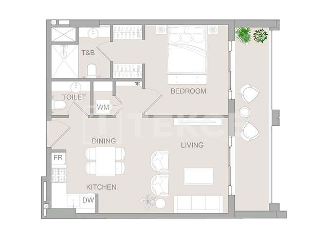 Апартаменты Дубайленд, ОАЭ, 73 м² - фото 19