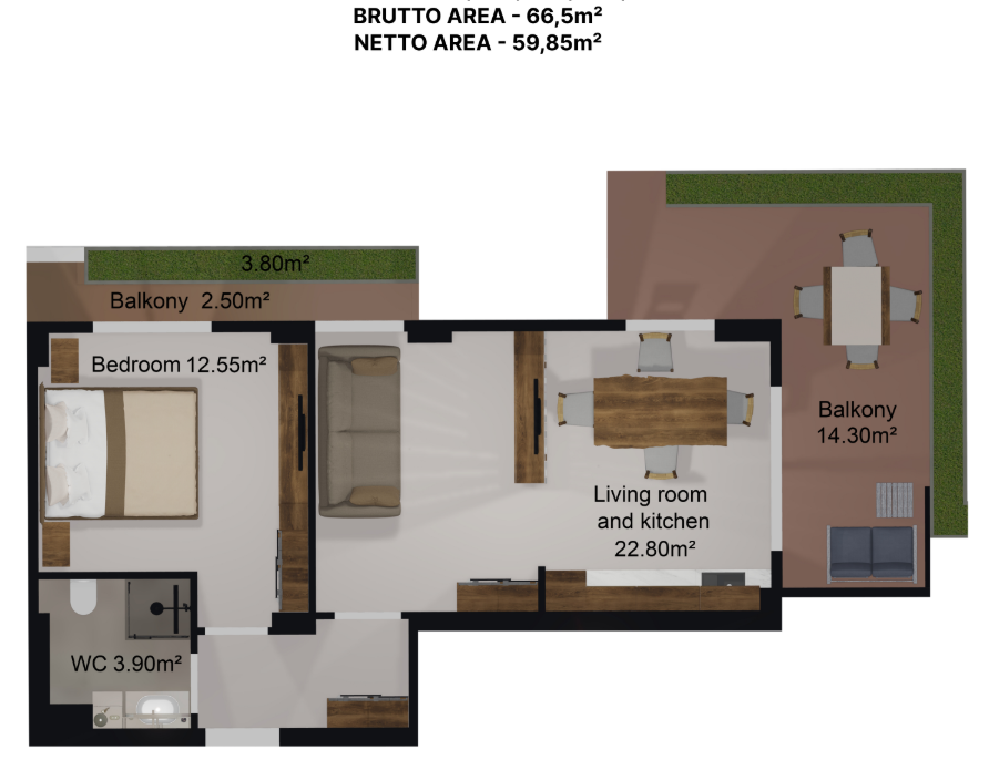 Квартира в Занзибаре, Танзания, 70 м² - фото 4