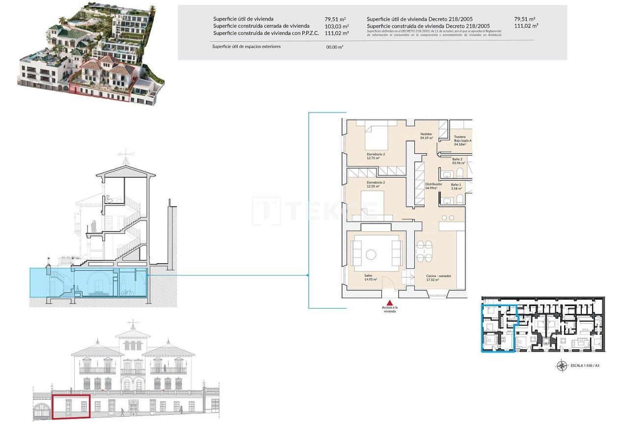 Апартаменты в Малаге, Испания, 79 м² - фото 5