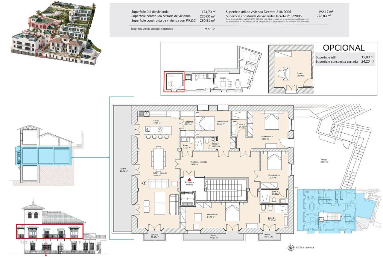 Пентхаус в Малаге, Испания, 107 м² - фото 6
