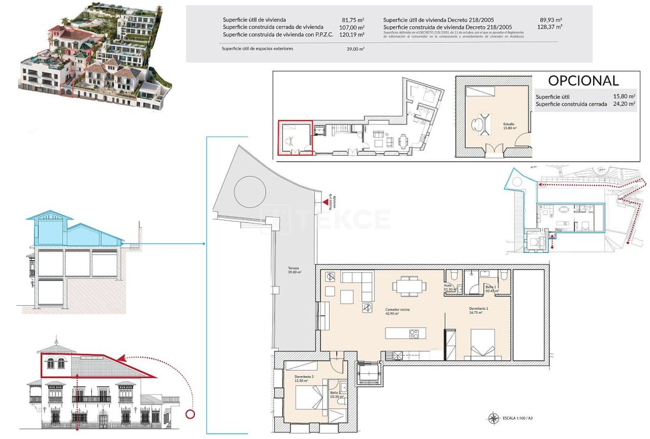Пентхаус в Малаге, Испания, 107 м² - фото 7