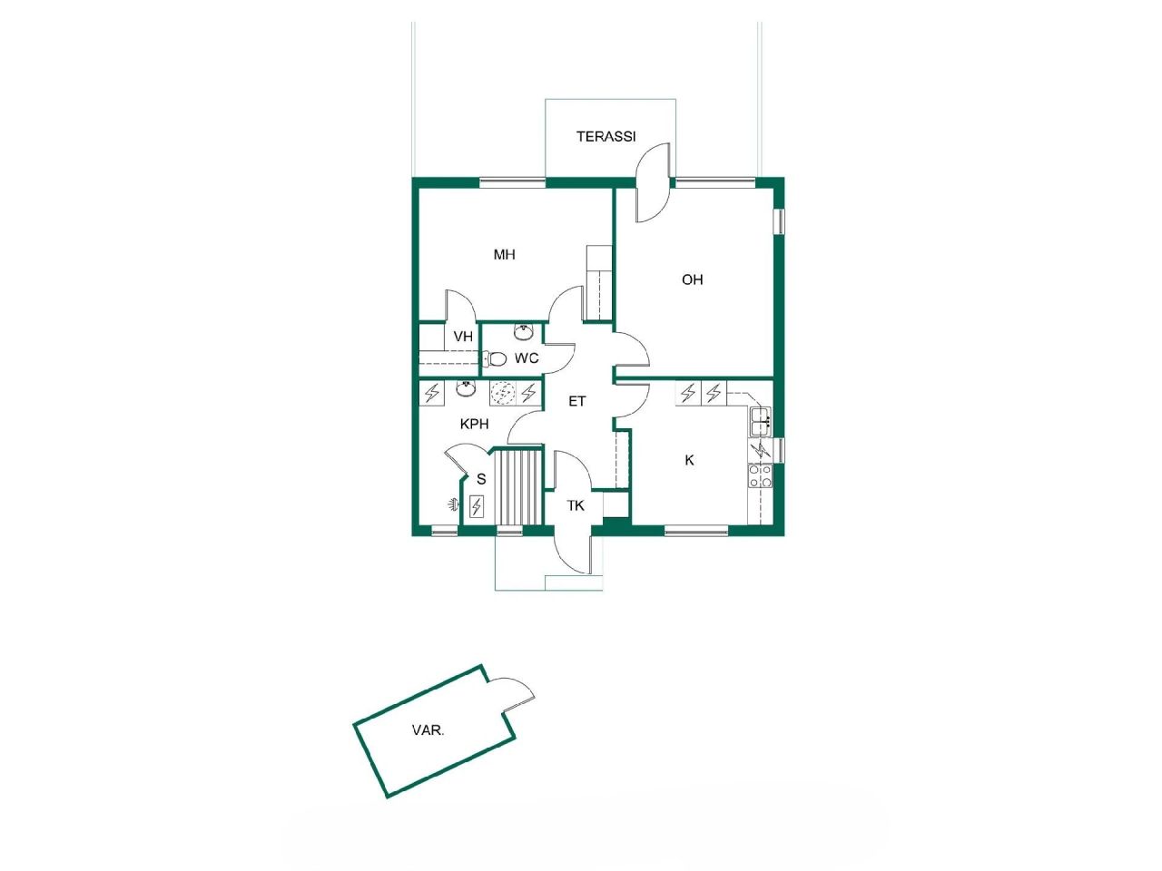 Таунхаус в Йоэнсуу, Финляндия, 62 м² - фото 2