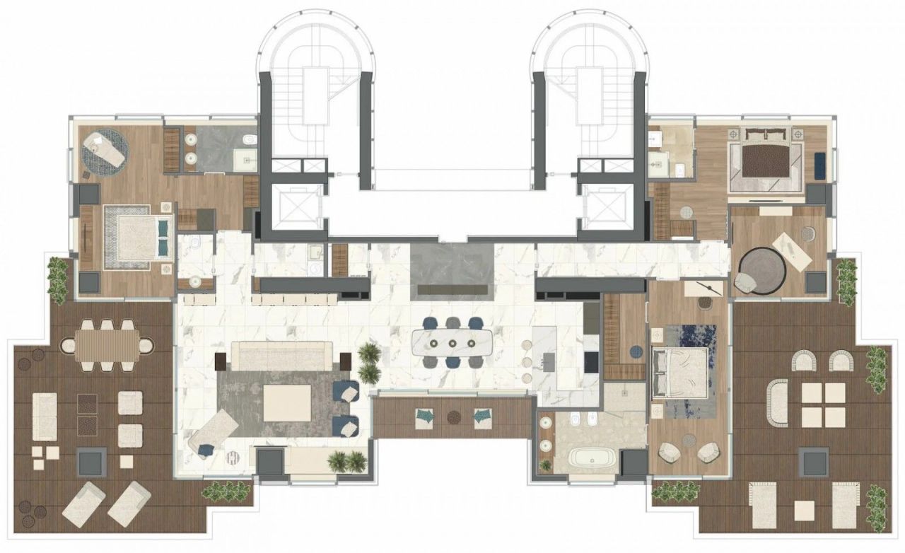 Апартаменты в Лимасоле, Кипр, 350 м² - фото 5