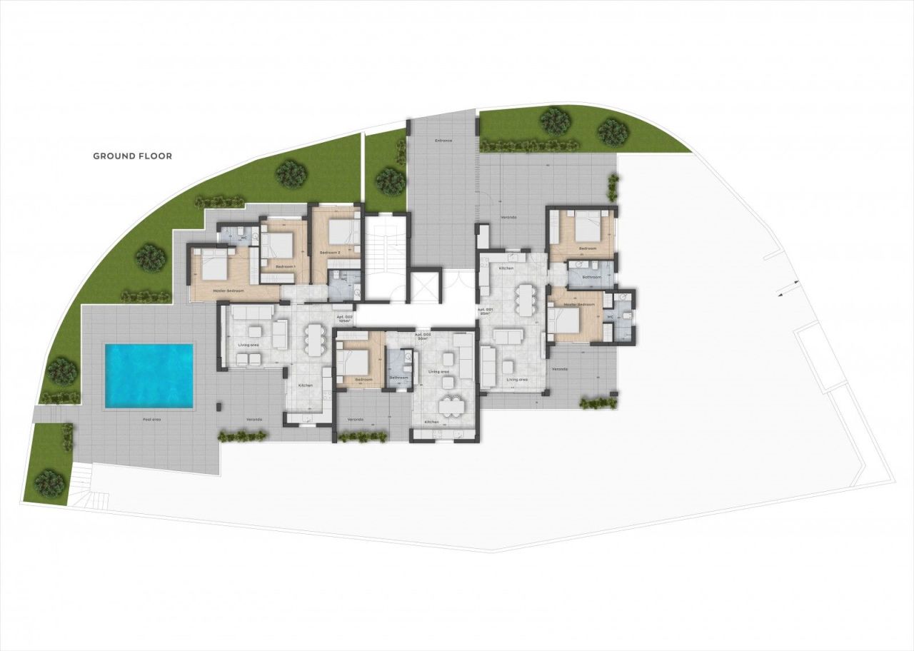 Апартаменты в Лимасоле, Кипр, 109 м² - фото 17