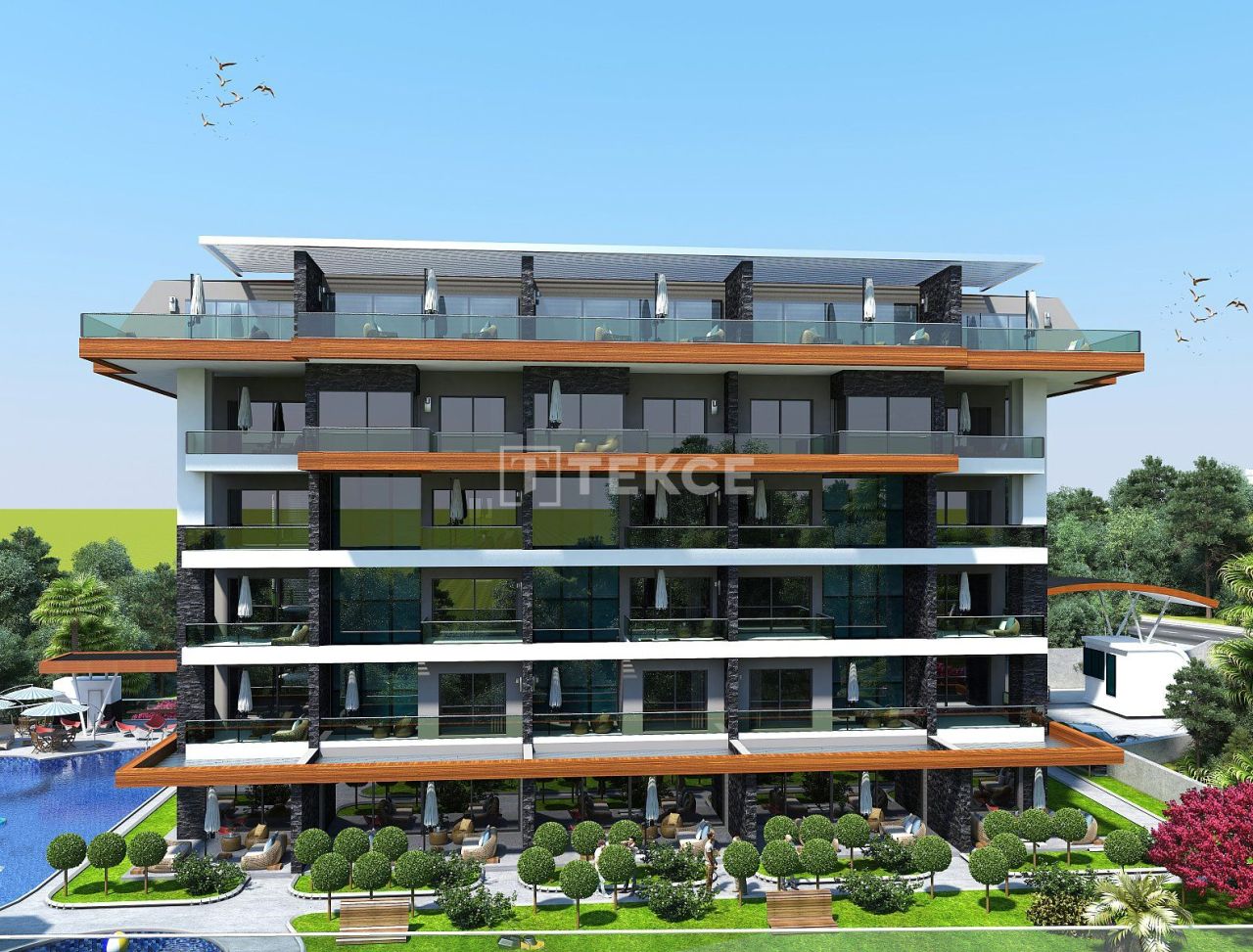 Апартаменты в Алании, Турция, 104 м² - фото 1
