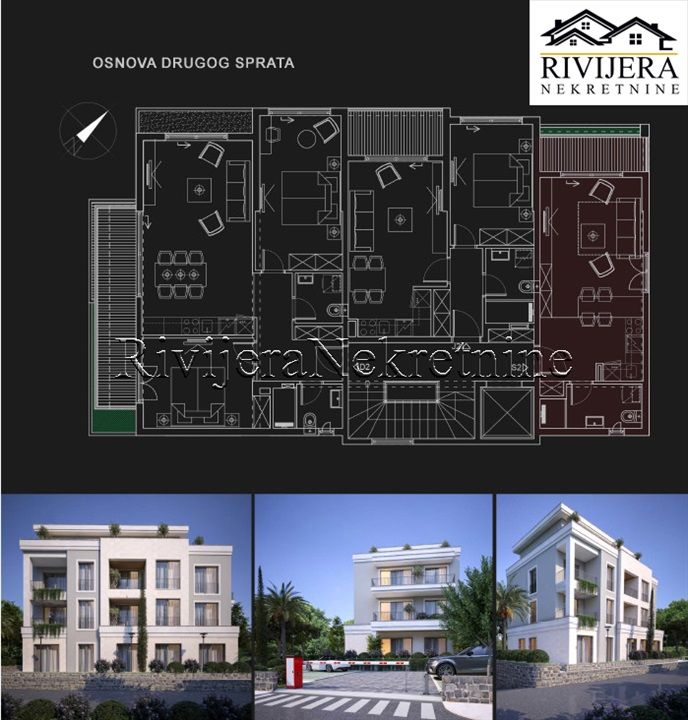 Апартаменты в Тивате, Черногория, 32 м² - фото 7
