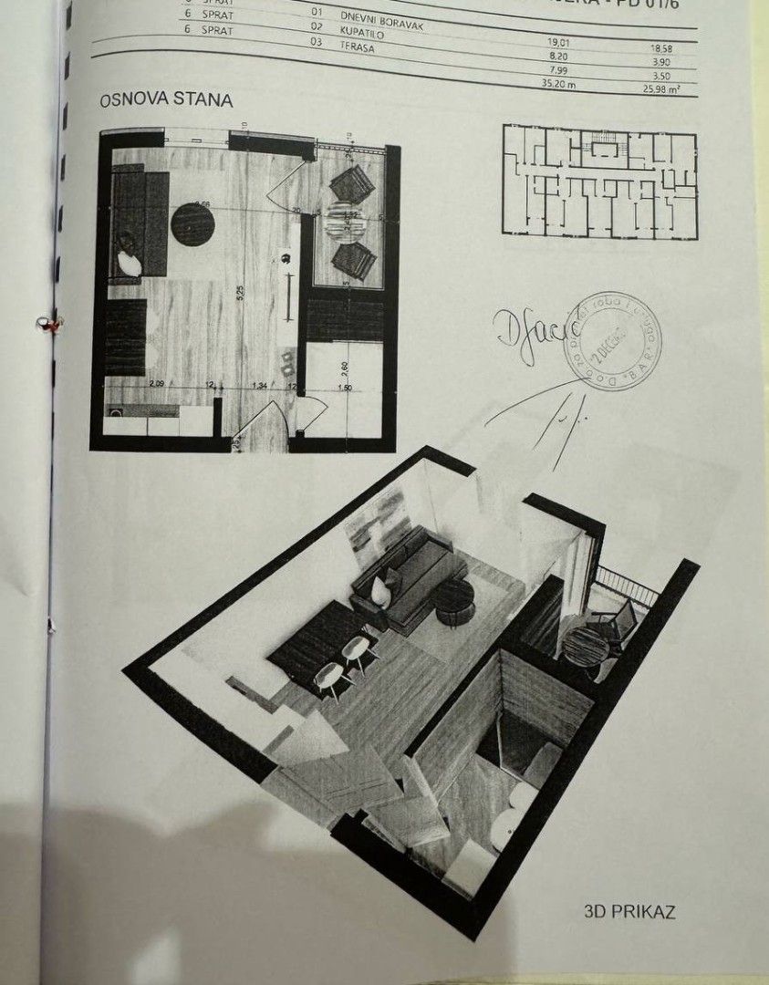 Квартира в Баре, Черногория, 26 м² - фото 3