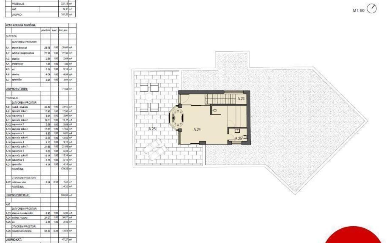 Вилла в Медулине, Хорватия, 348 м² - фото 16