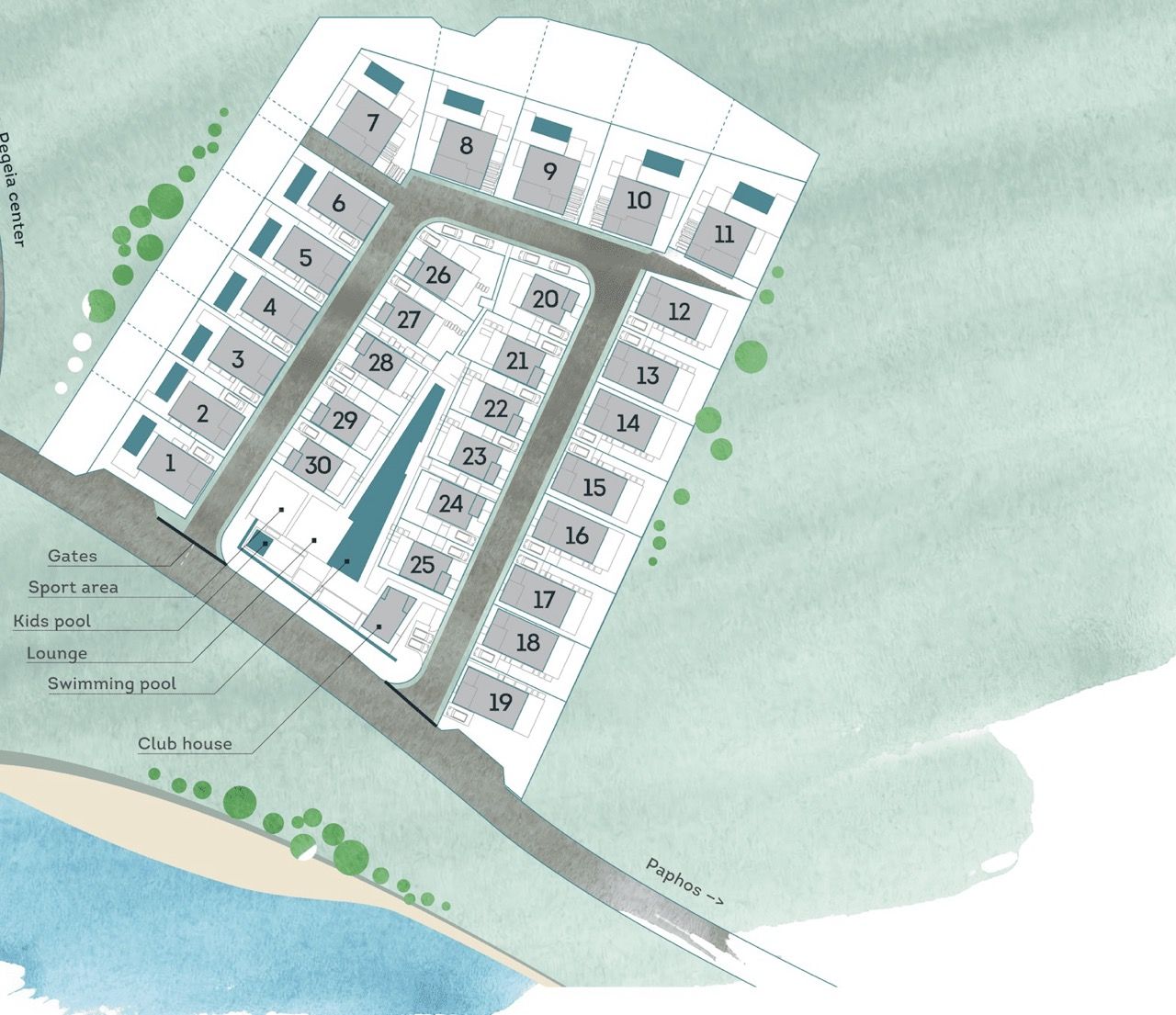 Вилла в Пафосе, Кипр, 197 м² - фото 11