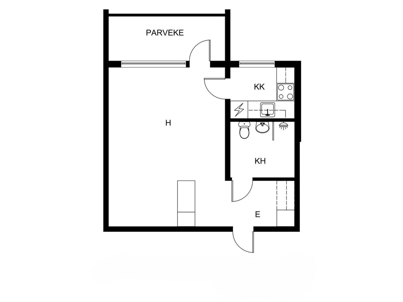 Квартира в Куусанкоски, Финляндия, 30 м² - фото 3
