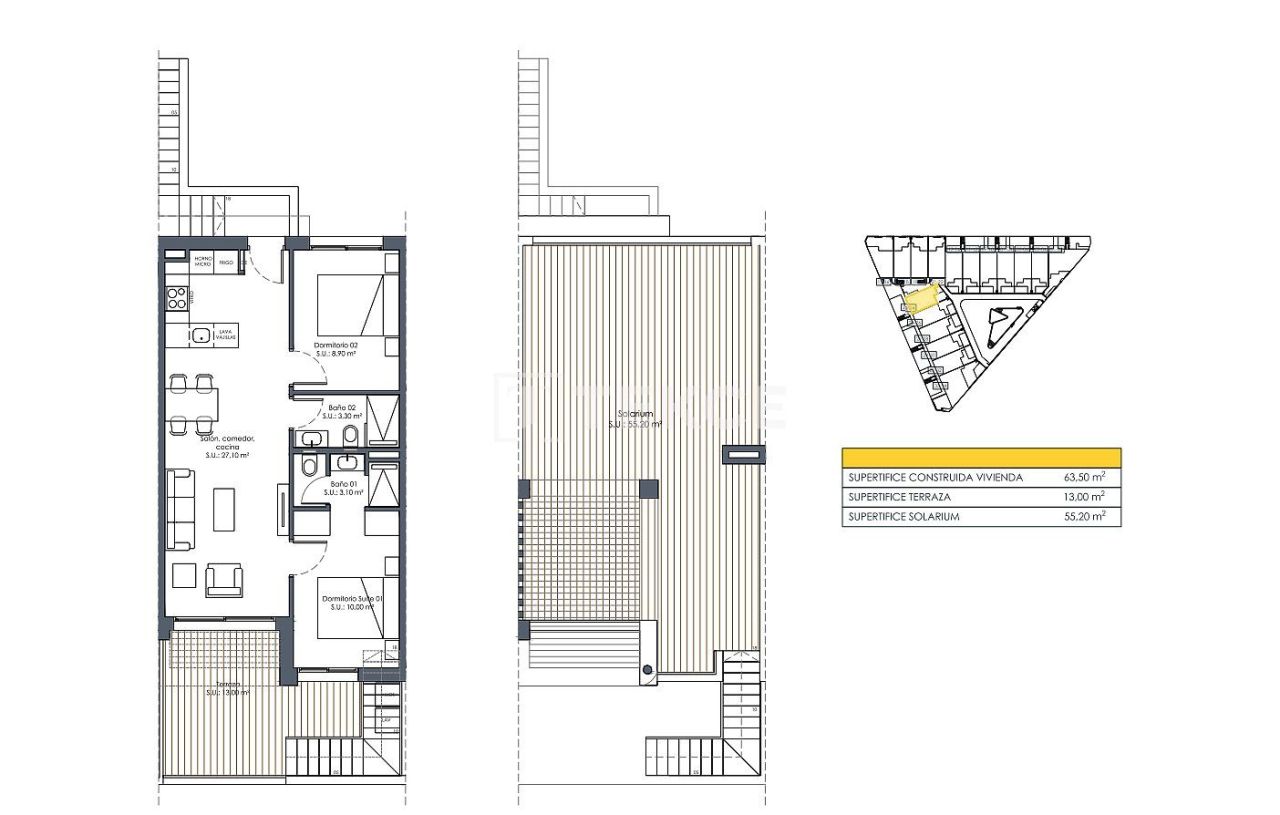 Пентхаус в Сан-Фульхенсио, Испания, 131 м² - фото 14