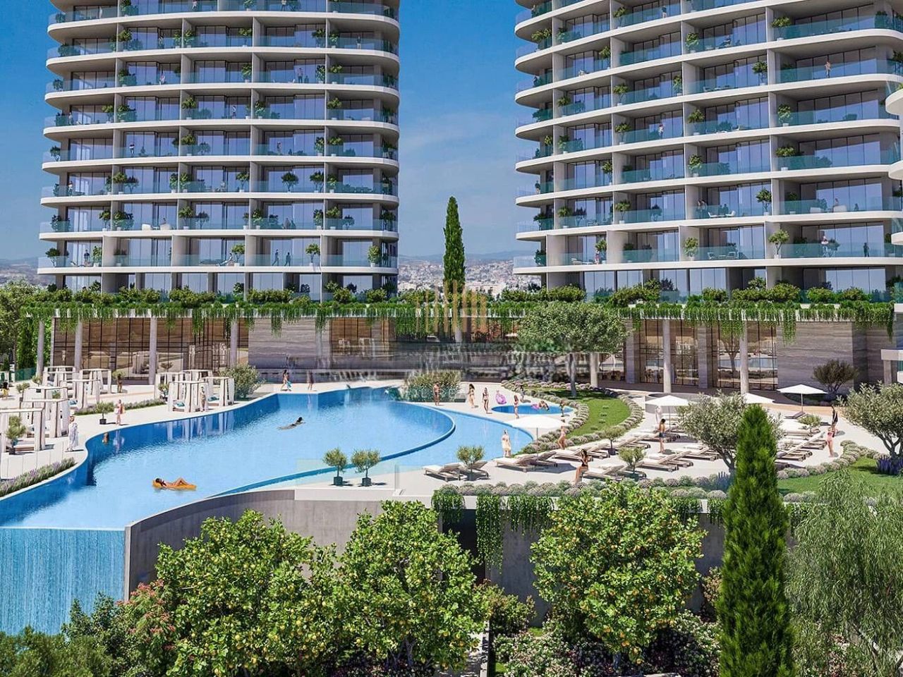 Апартаменты в Лимасоле, Кипр, 105 м² - фото 1