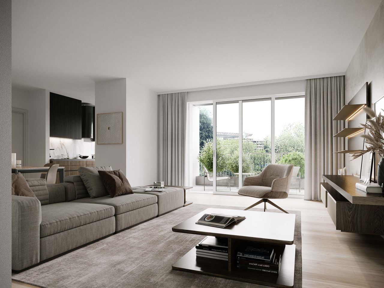 Апартаменты в Милане, Италия, 92 м² - фото 8