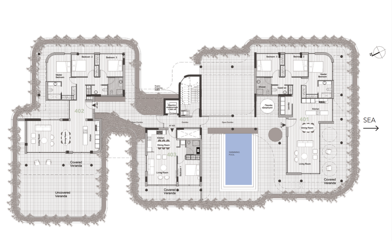 Апартаменты в Пафосе, Кипр, 291 м² - фото 1