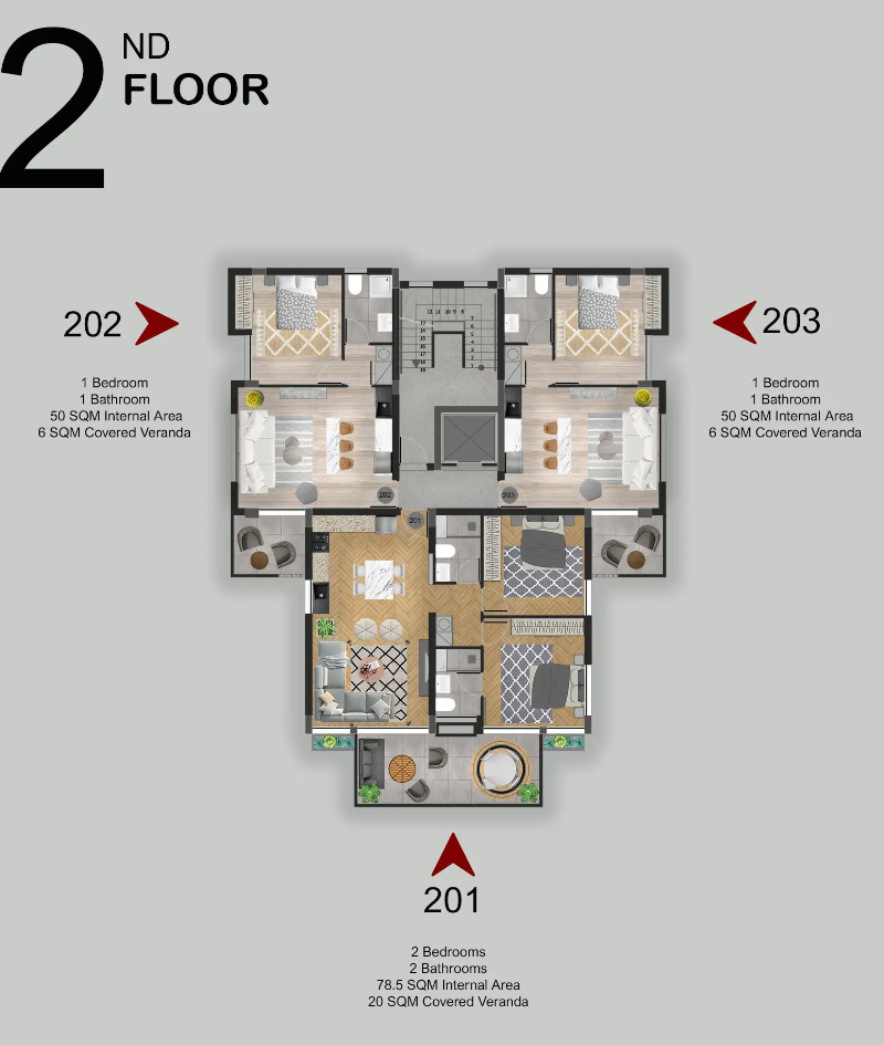 Апартаменты в Меса-Йитонии, Кипр, 159 м² - фото 1