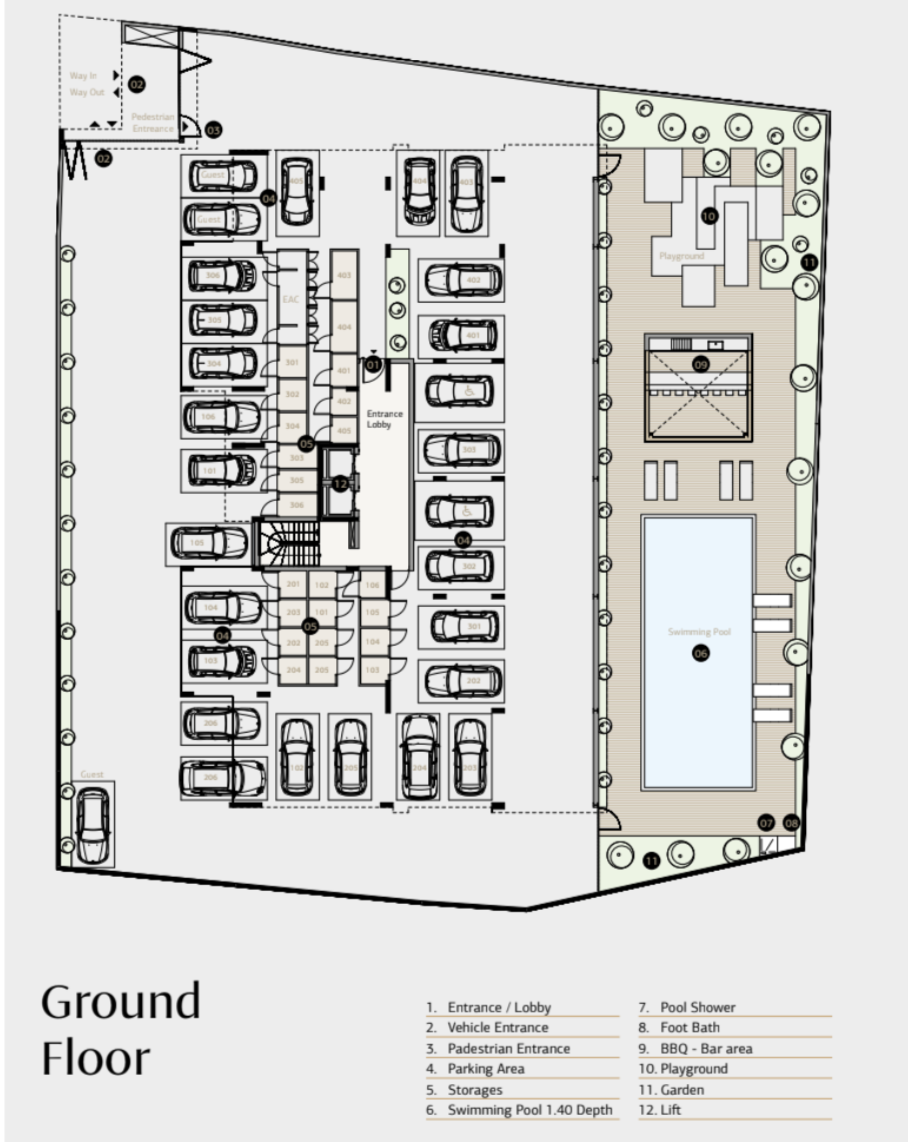 Апартаменты в Ермасойе, Кипр, 96 м² - фото 6