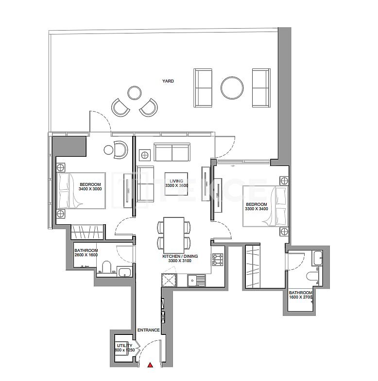 Апартаменты Над Аль-Шеба 1, ОАЭ, 73 м² - фото 13