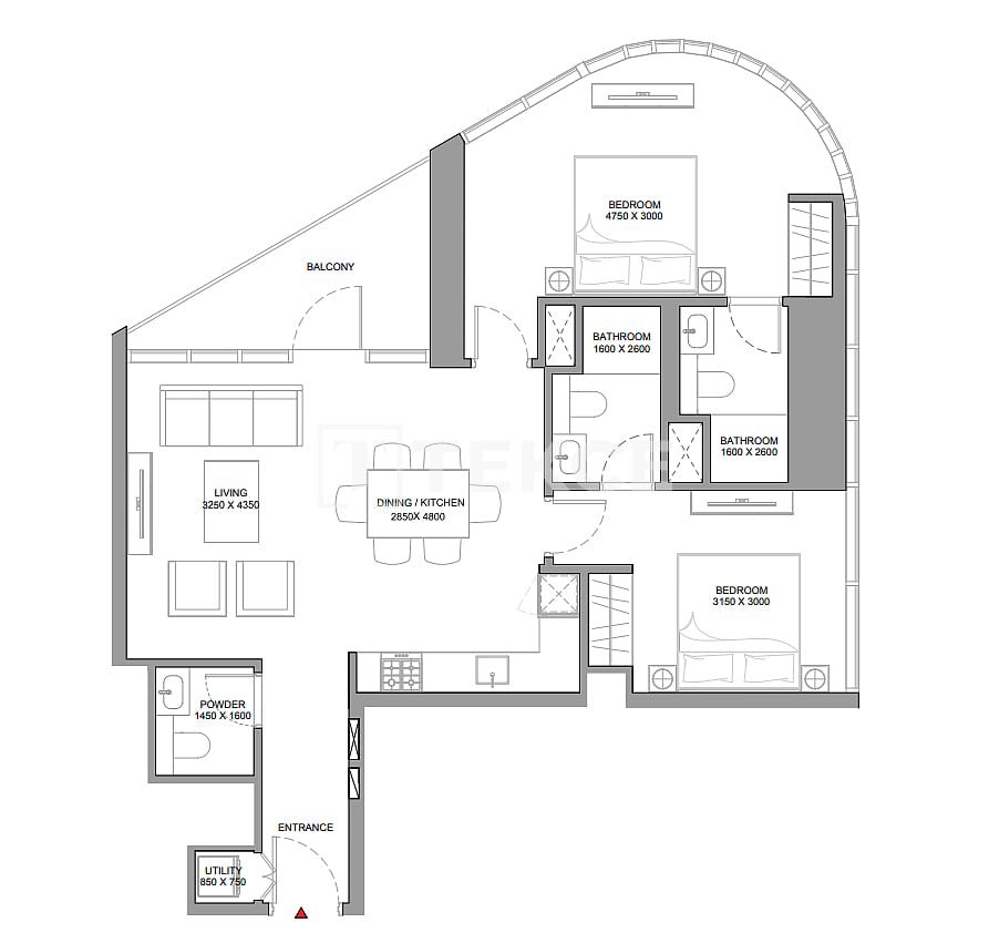 Апартаменты Над Аль-Шеба 1, ОАЭ, 138 м² - фото 16