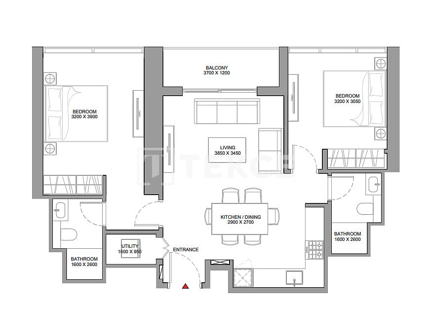 Апартаменты Над Аль-Шеба 1, ОАЭ, 83 м² - фото 17