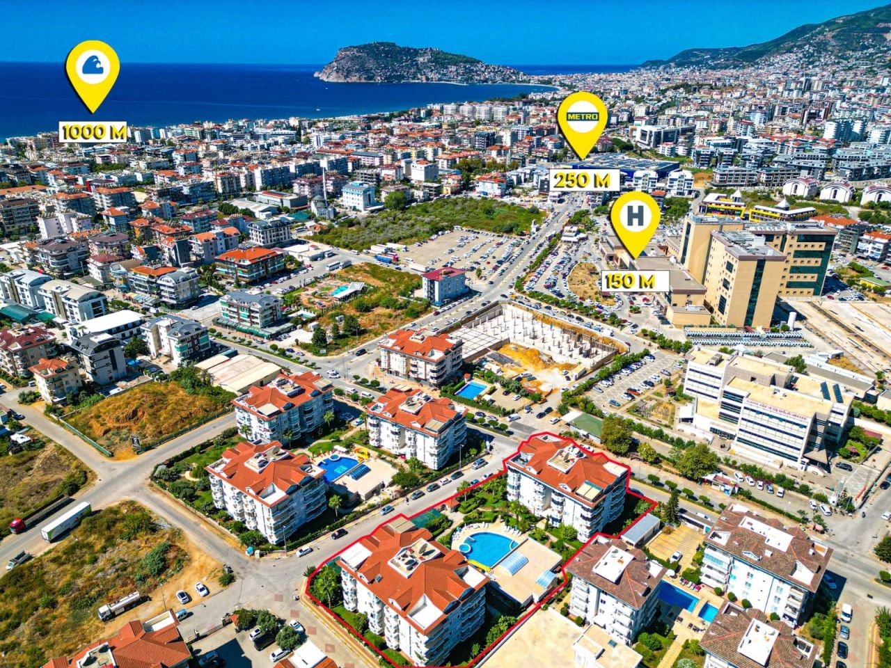 Апартаменты в Алании, Турция, 220 м² - фото 1