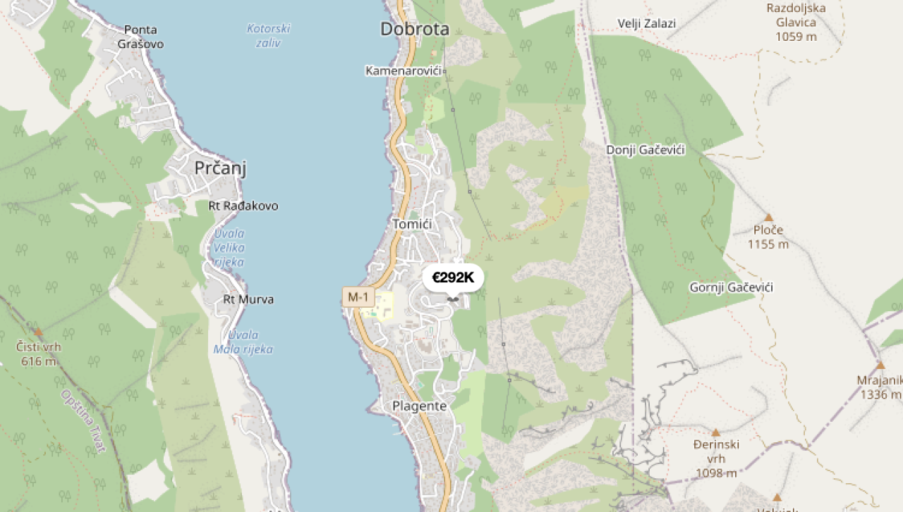 Квартира в Которе, Черногория, 108 м² - фото 11