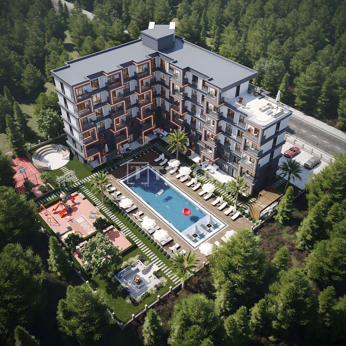 Апартаменты в Анталии, Турция, 53 м² - фото 1