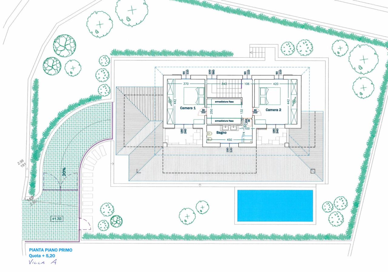 Вилла у озера Комо, Италия, 470 м² - фото 18
