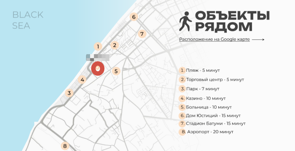 Квартира в Батуми, Грузия, 50 м² - фото 6