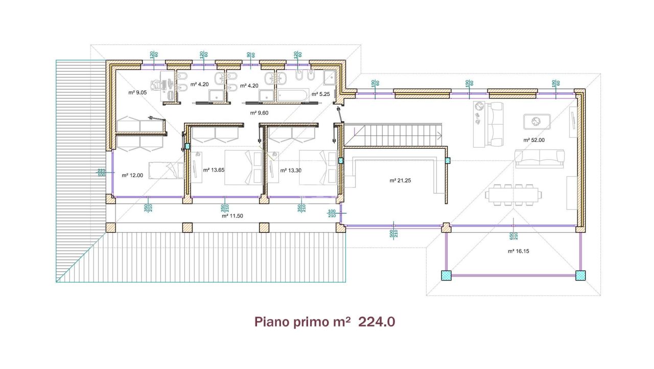 Вилла у озера Комо, Италия, 382 м² - фото 8
