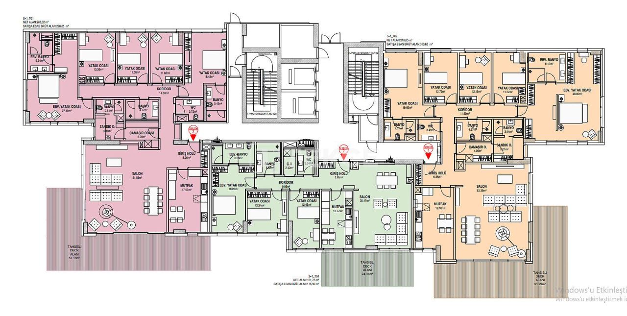 Апартаменты в Стамбуле, Турция, 200 м² - фото 19