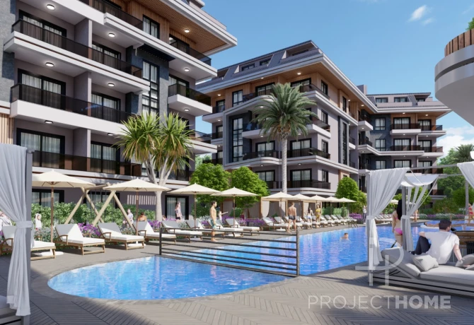 Квартира в Алании, Турция, 74 м² - фото 1