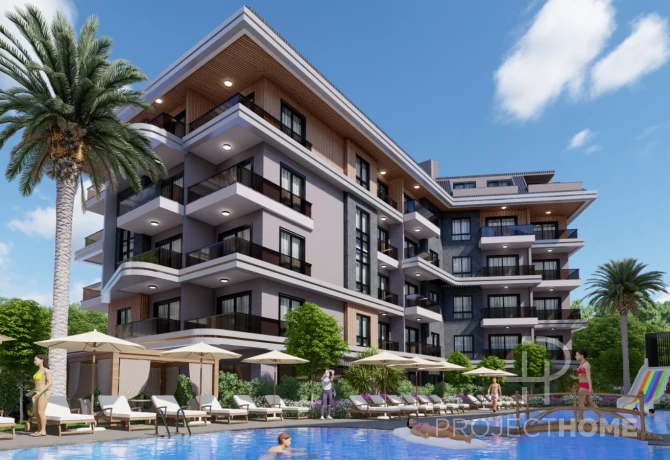 Квартира в Алании, Турция, 49 м² - фото 1