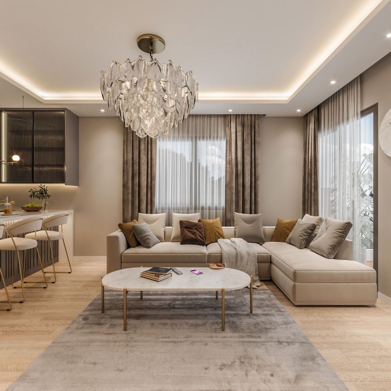 Квартира в Мерсине, Турция, 51 м² - фото 1