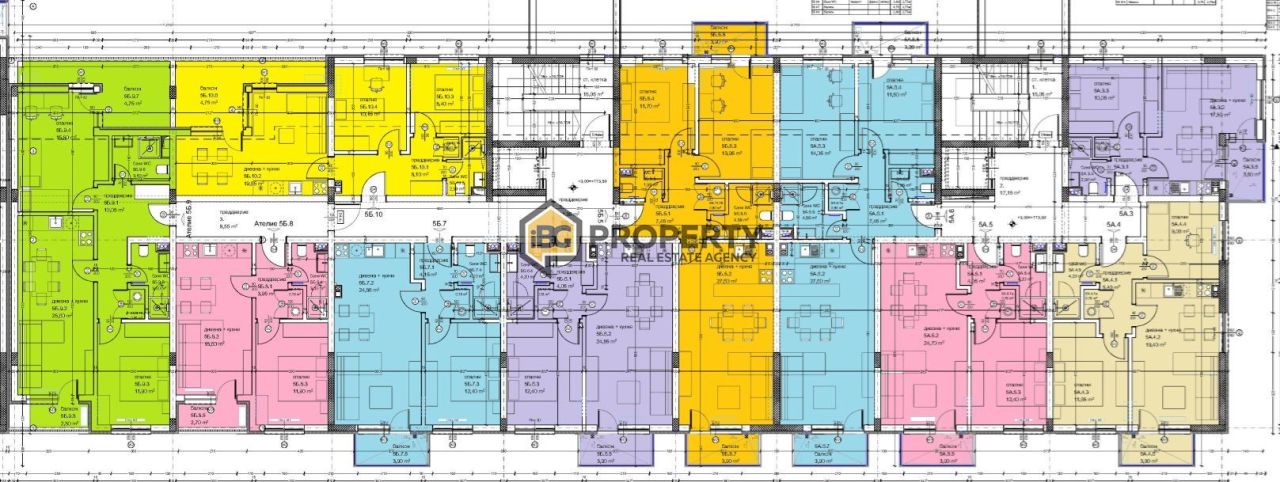 Квартира в Варне, Болгария, 58 м² - фото 2
