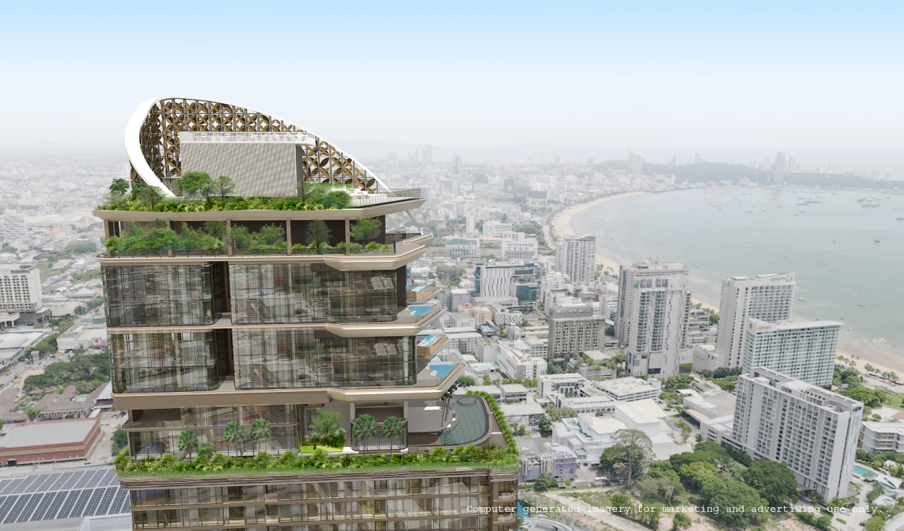 Квартира в Паттайе, Таиланд, 34.3 м² - фото 3