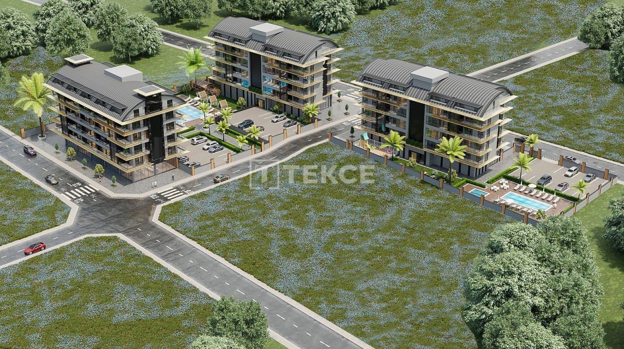 Апартаменты в Алании, Турция, 88 м² - фото 1