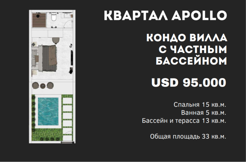 Вилла в Нуса Дуа, Индонезия, 33 м² - фото 11