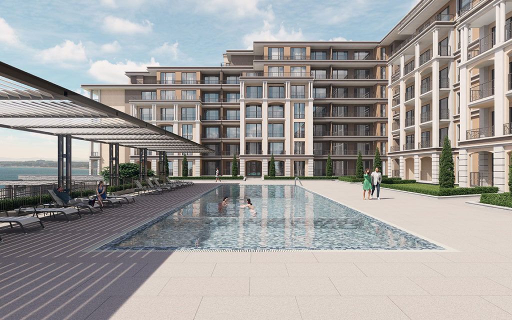 Апартаменты на Солнечном берегу, Болгария, 41 м² - фото 1