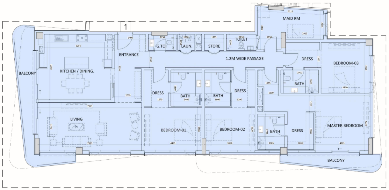 Квартира в Дубае, ОАЭ, 276 м² - фото 10