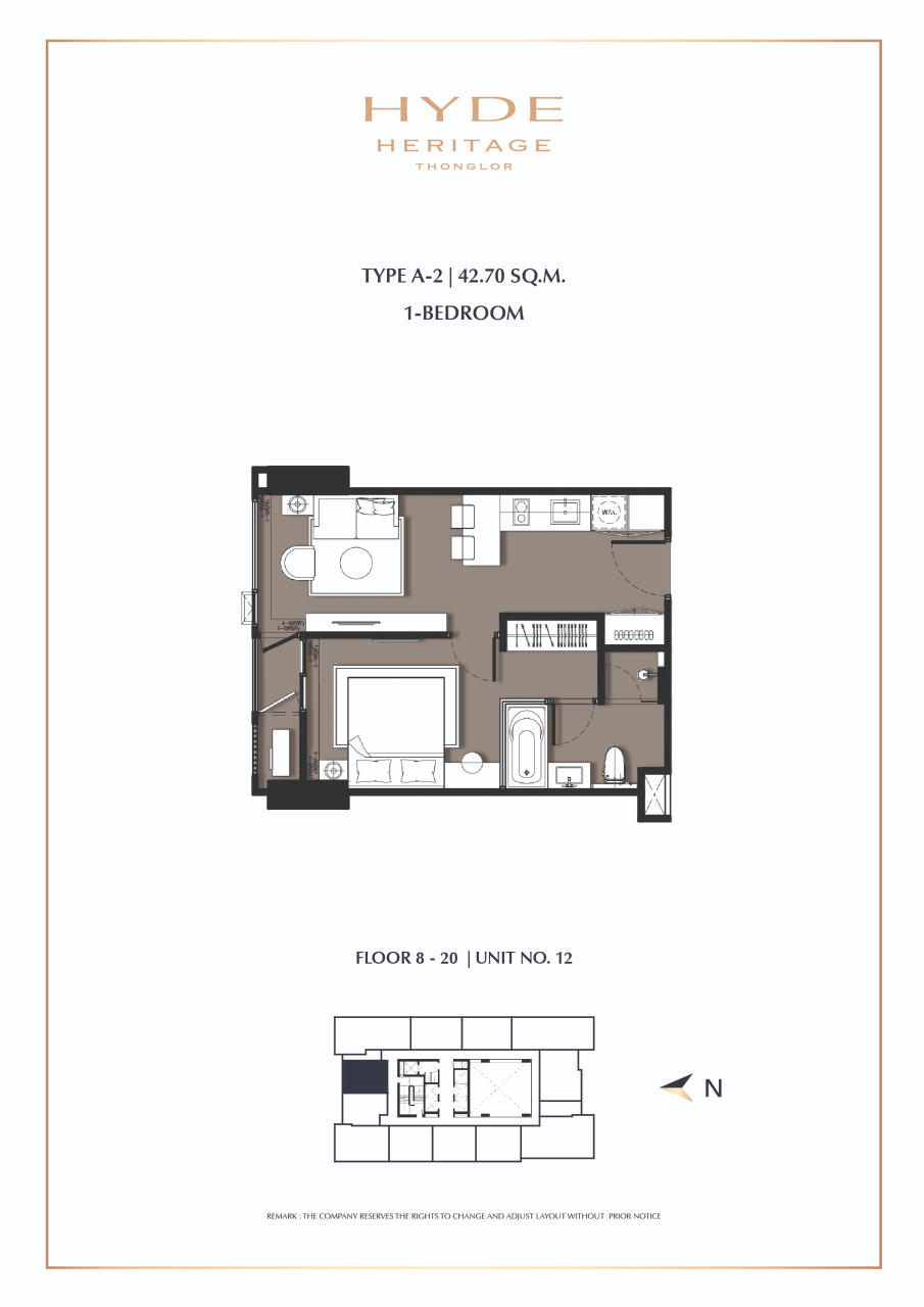 Квартира в Бангкоке, Таиланд, 43.08 м² - фото 2