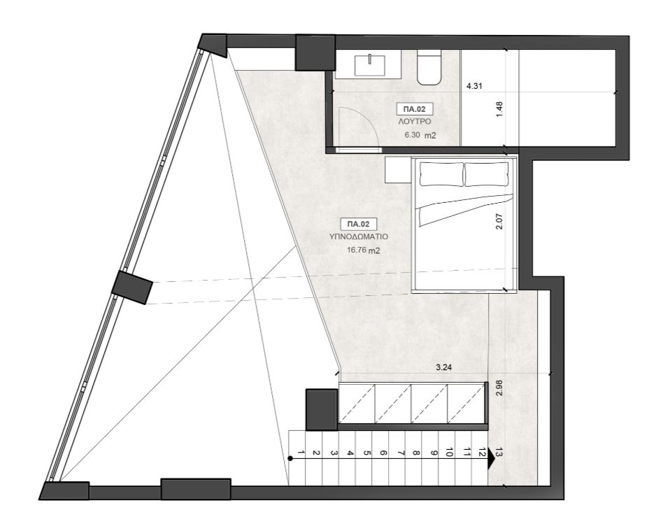 Квартира в Афинах, Греция, 68 м² - фото 7