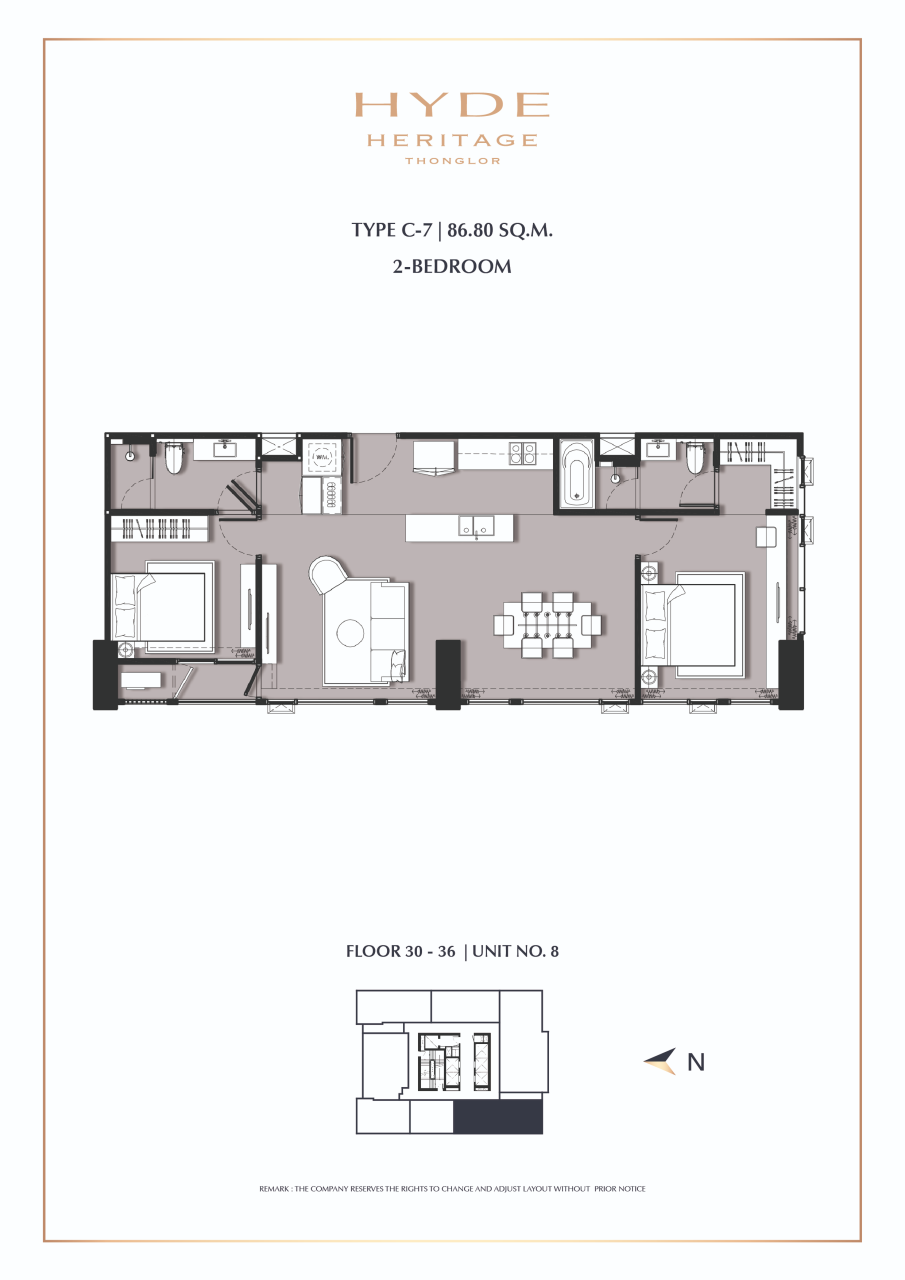 Квартира в Бангкоке, Таиланд, 87.13 м² - фото 3