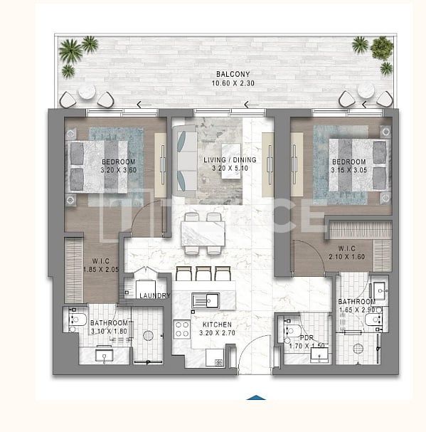 Апартаменты в Дубае, ОАЭ, 127 м² - фото 15
