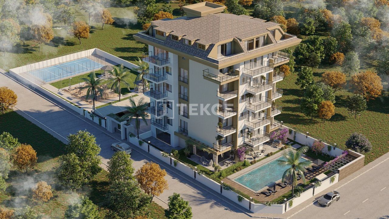 Апартаменты в Алании, Турция, 56 м² - фото 1