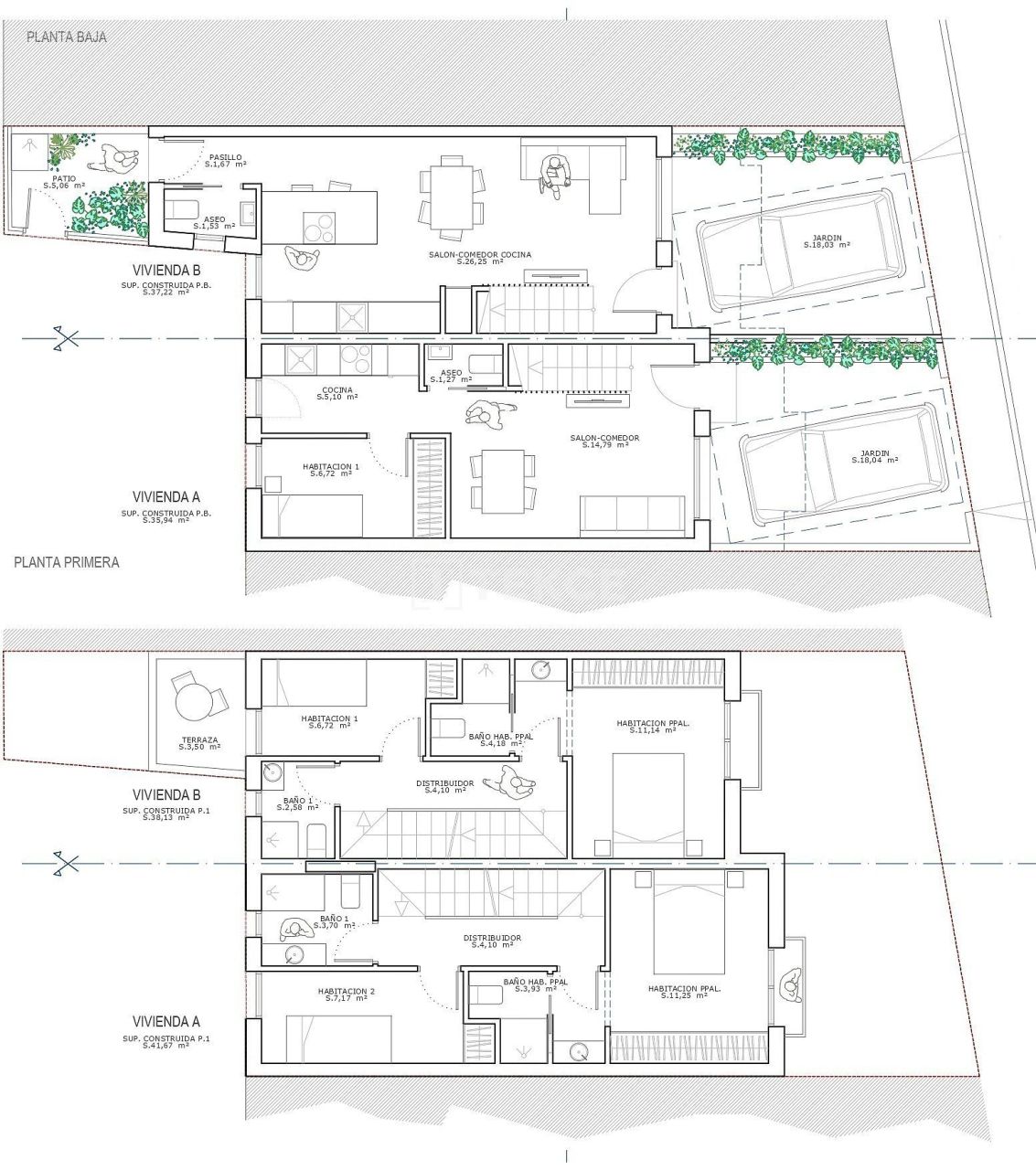 Апартаменты в Картахене, Испания, 77 м² - фото 7