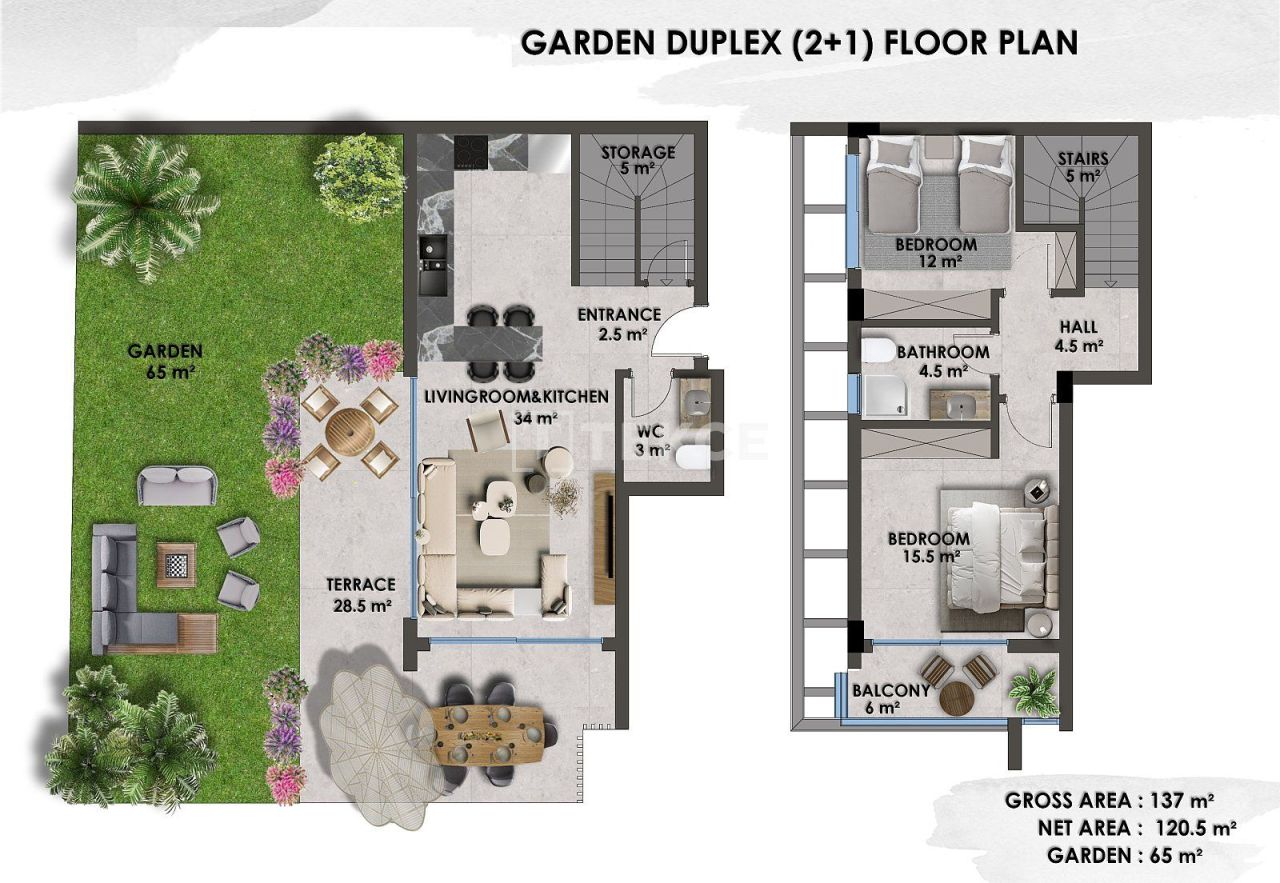 Пентхаус в Алании, Турция, 135 м² - фото 19