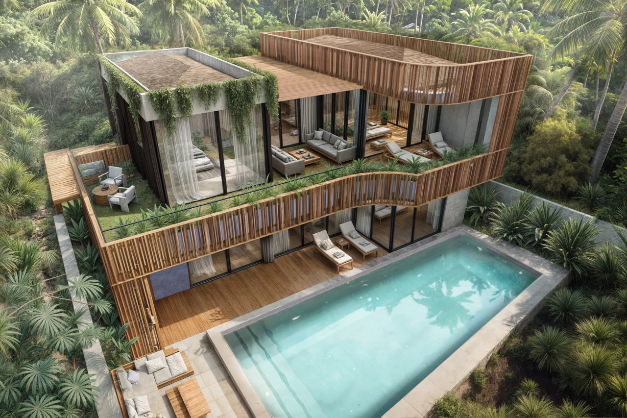 Вилла в Чемаги, Индонезия, 379 м² - фото 2